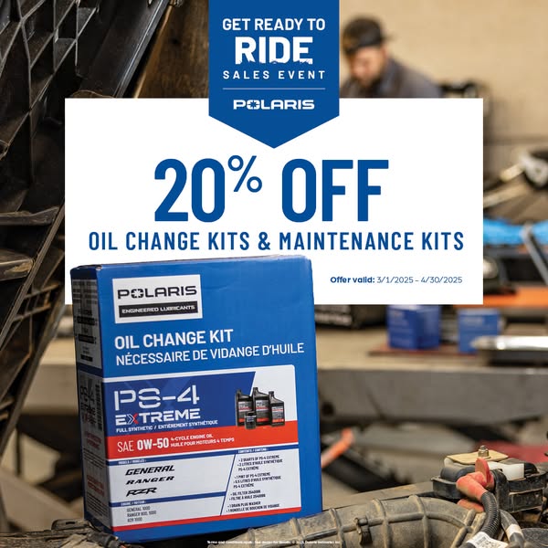 20% Off Oil Change & Maintenance Kits​